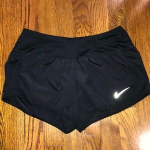 nike black running short